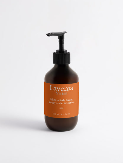 Silk Skin Body Serum, Woody Amber & Leather