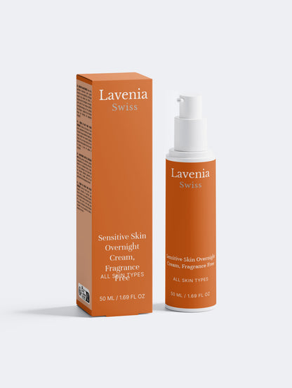 Sensitive Skin Overnight Cream, Fragrance Free