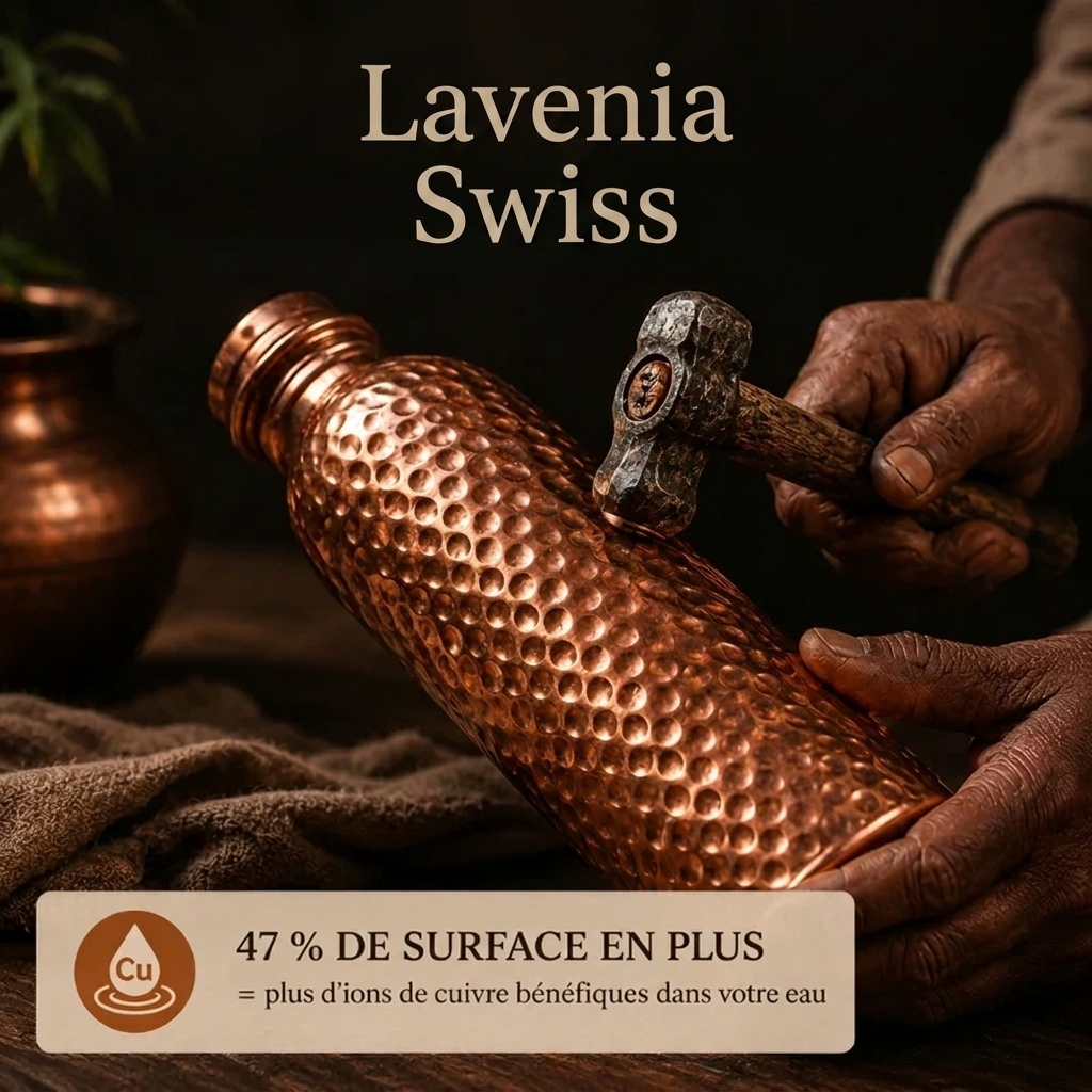 Gourde en Cuivre Lavenia™ 800 ML
