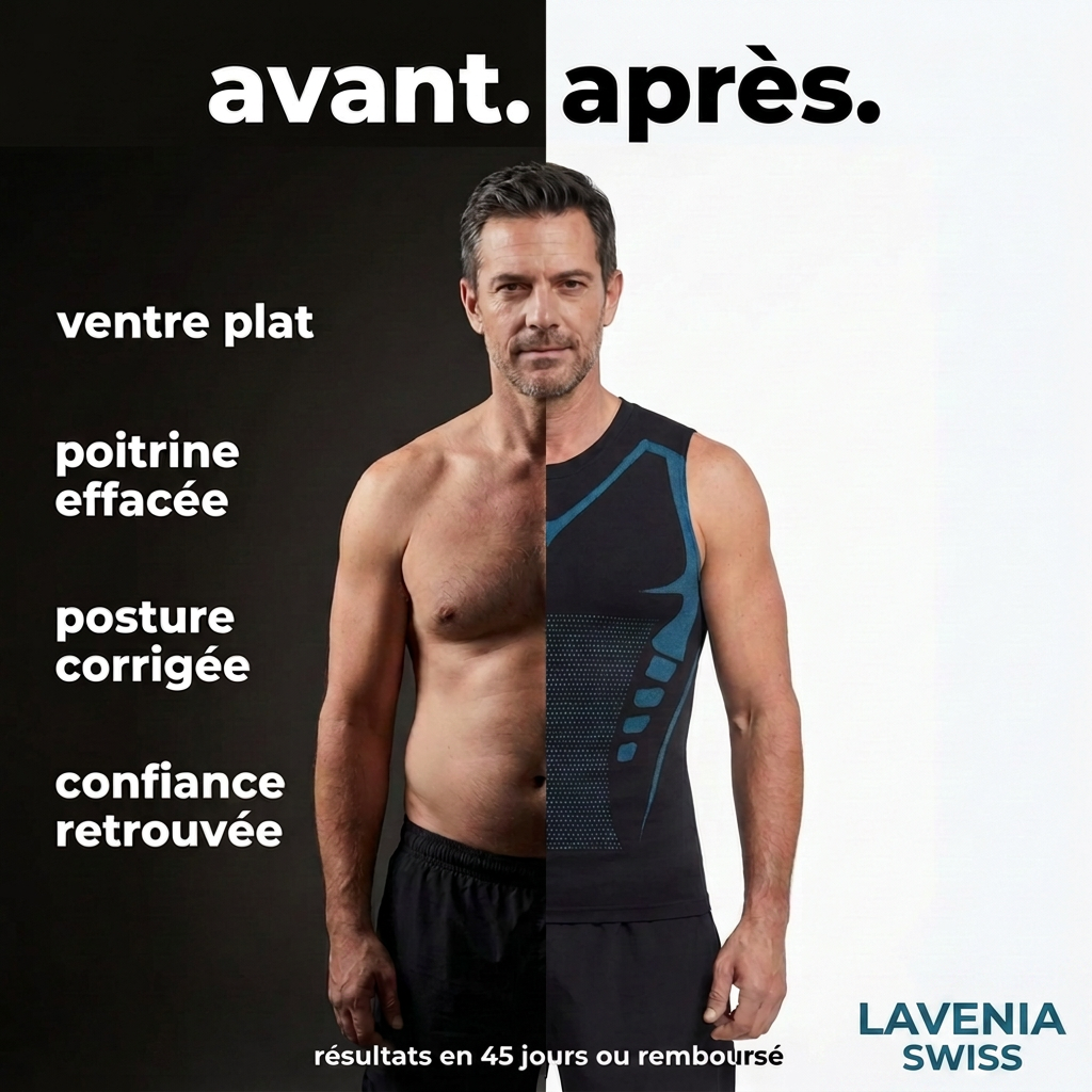 ShapePowerLavenia™ - Plus besoin de rentrer le ventre. Il reste plat naturellement.