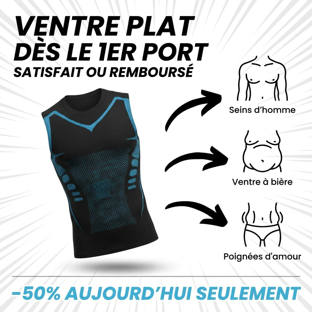 ShapePowerLavenia™ - Plus besoin de rentrer le ventre. Il reste plat naturellement.